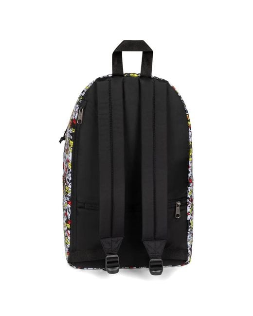Eastpak White Graphic-Print Backpack
