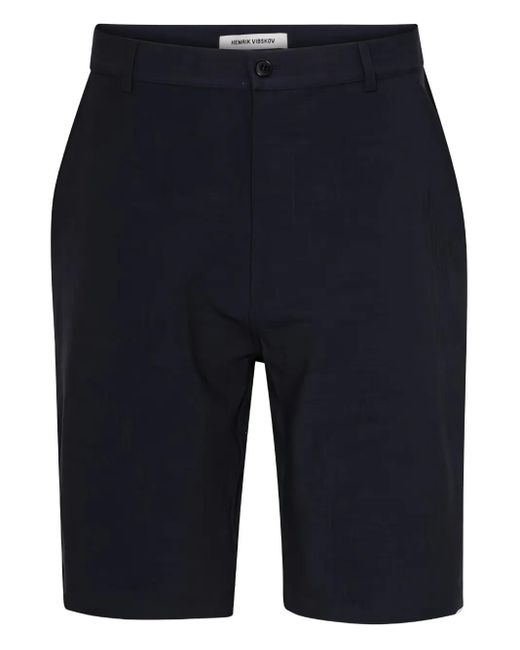 Henrik Vibskov Blue Welt-Pocket Shorts for men