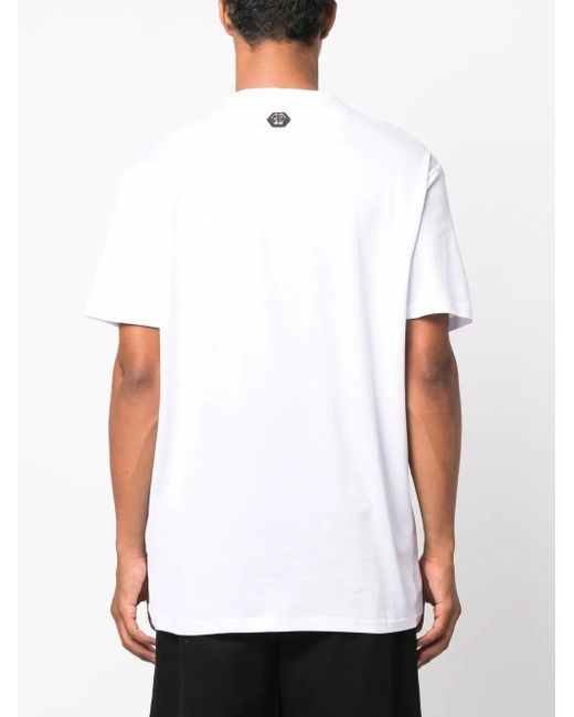 Philipp Plein T-Shirt Mit Schlangen-Print in White für Herren