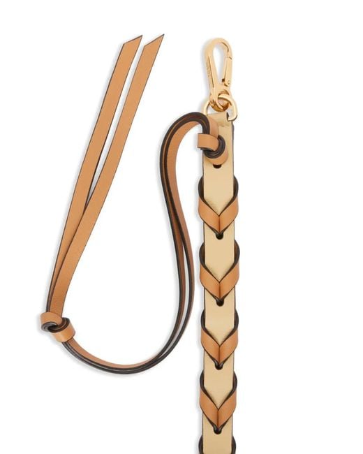 Loewe Metallic Plaited Strap Belt