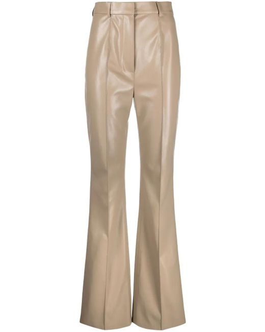 Pantalon Droit Leena À Taille Haute Nanushka en coloris Natural