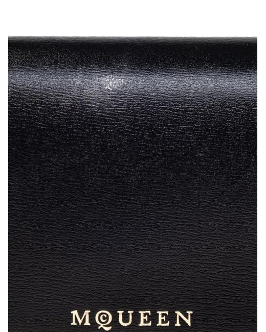 McQueen Black Leather Wallet