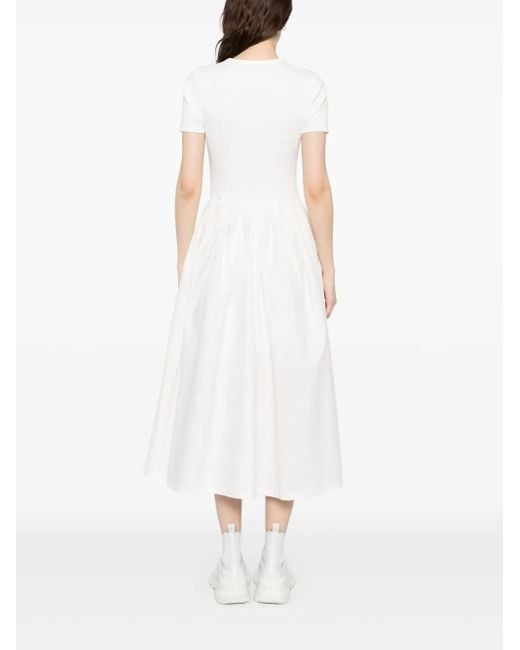 JNBY White Ribbed Dress