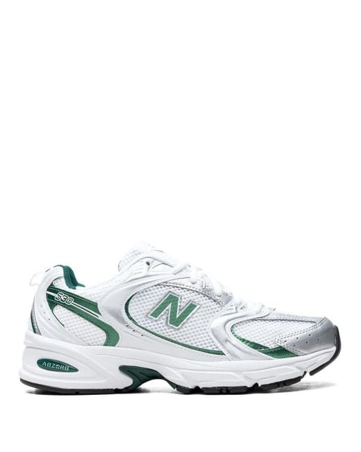 New Balance White 530 Mesh Sneakers