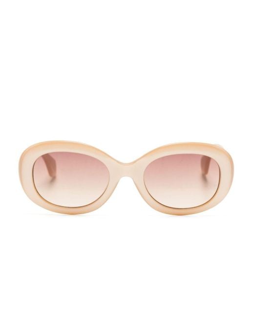 Vivienne Westwood Vivienne Sonnenbrille mit ovalem Gestell in Pink für Herren