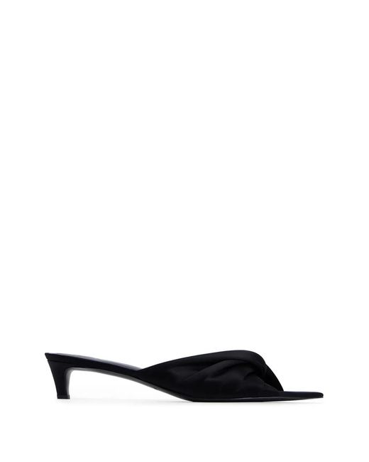 12 STOREEZ White Silk Sandals