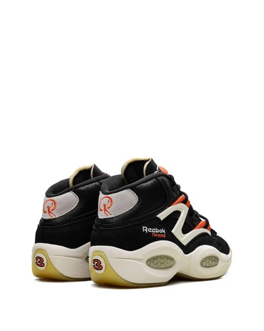 Reebok Black Question Pump Sneakers