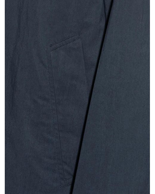 Paul Smith Blue Single-Breasted Parka for men
