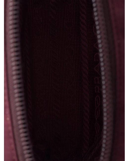 Prada Purple Micro Re-Nylon Clutch