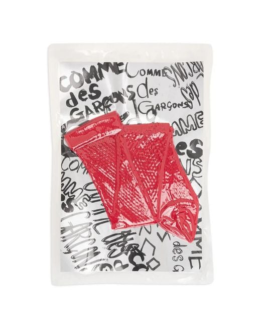 Comme des Garçons Geribbelde Sokken in het White