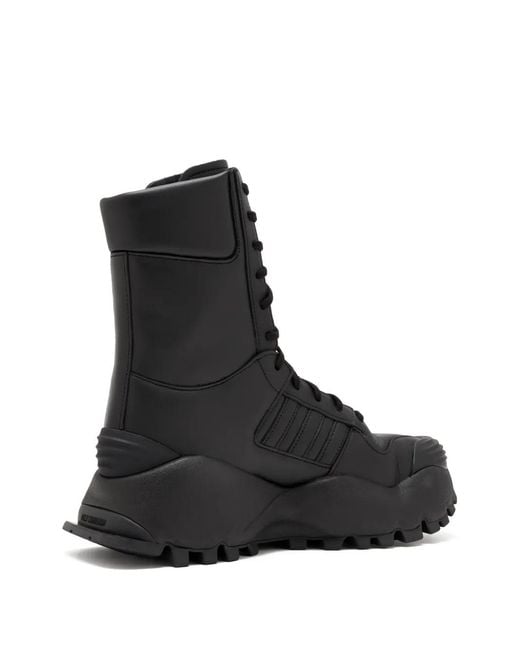 Adidas Black X Willy Chavarria Lace-Up Boots for men