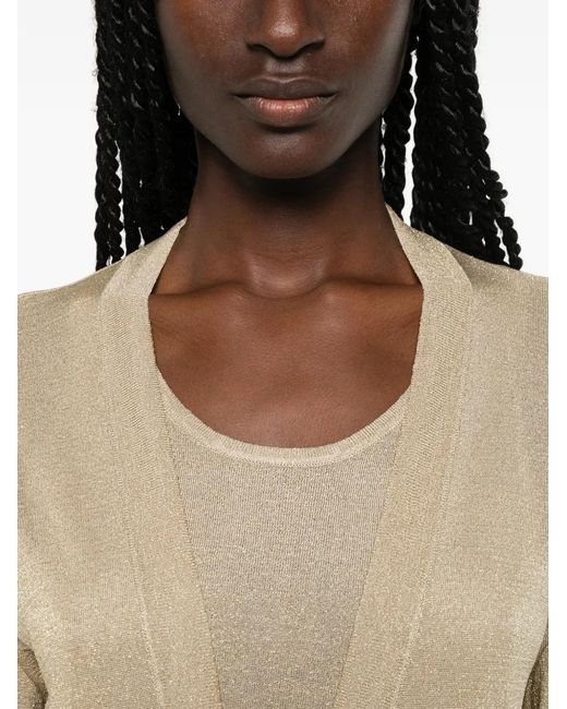 Snobby Sheep Natural Fine-Knit Open-Front Cardigan