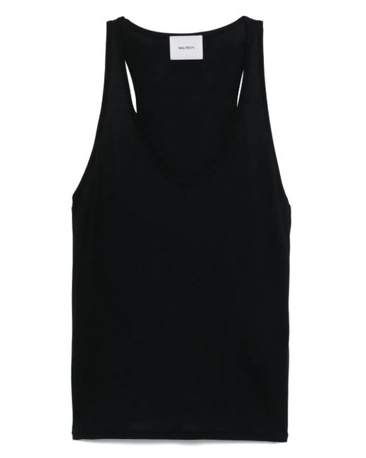 Halfboy Black New Tank Top