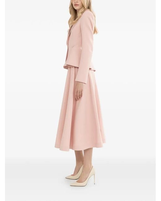 Nissa Pink Single-Breasted Blazer
