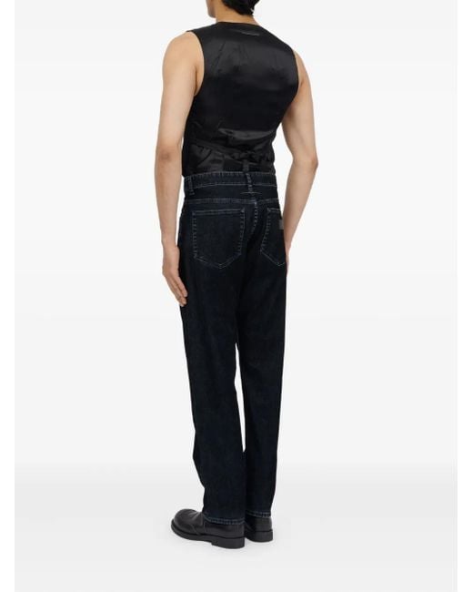 Jeans Con Design A Cinque Tasche di MM6 by Maison Martin Margiela in Blue da Uomo