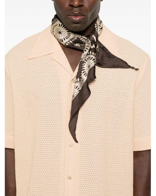 Séfr Overhemd Met Textuur in het Natural voor heren