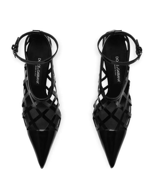 Dolce & Gabbana Gekooide Leren Pumps in het Black