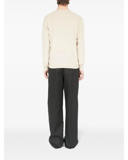 Jersey con cuello redondo Maison Margiela de hombre de color Natural