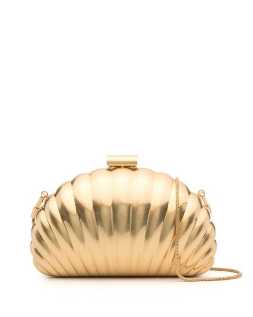 Jonathan Simkhai Natural Monet Shell-motif Clutch Bag