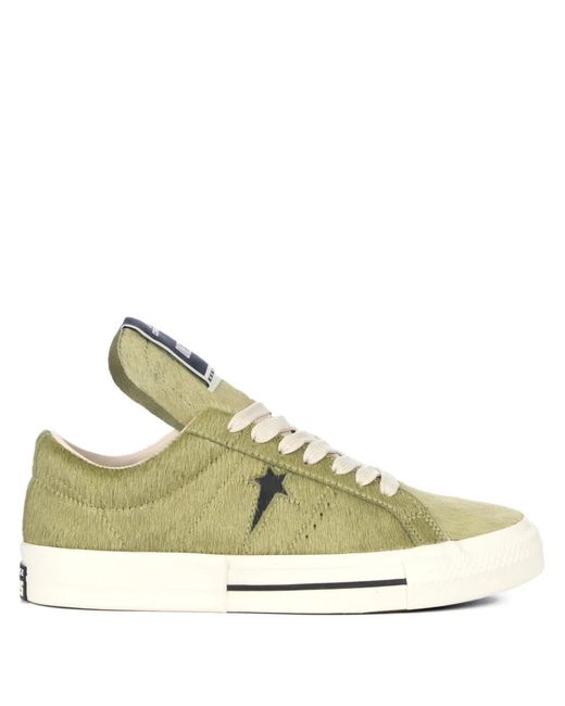 Rick Owens Metallic X Converse One Star Pro Sneakers