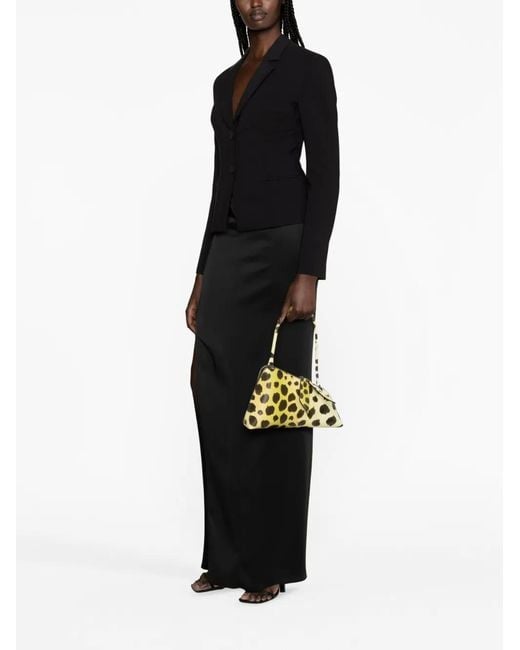 Genny Black Single-Breasted Blazer