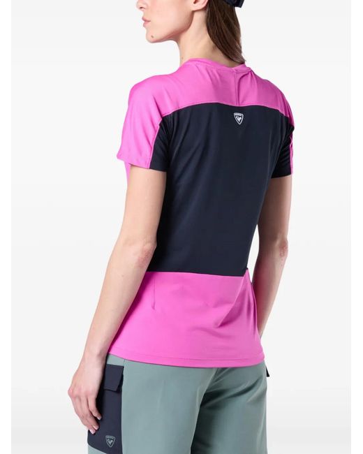 Rossignol Pink Panel Hiking Tee