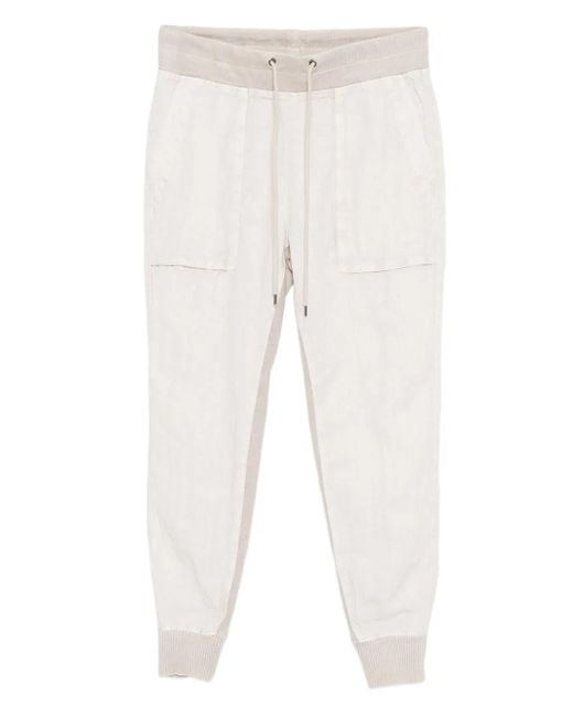 James Perse White Media Trousers