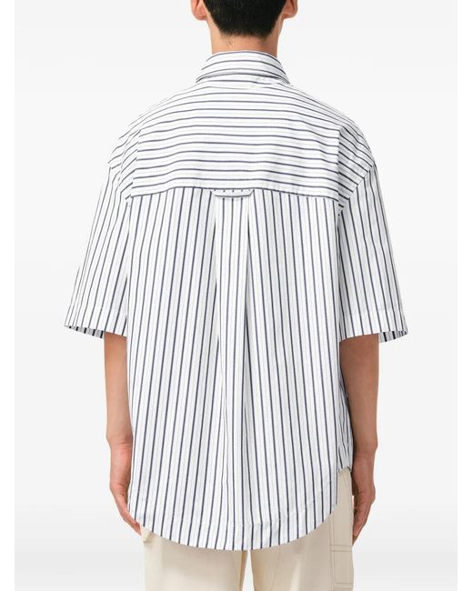 AMI White Wide Shirt Ss