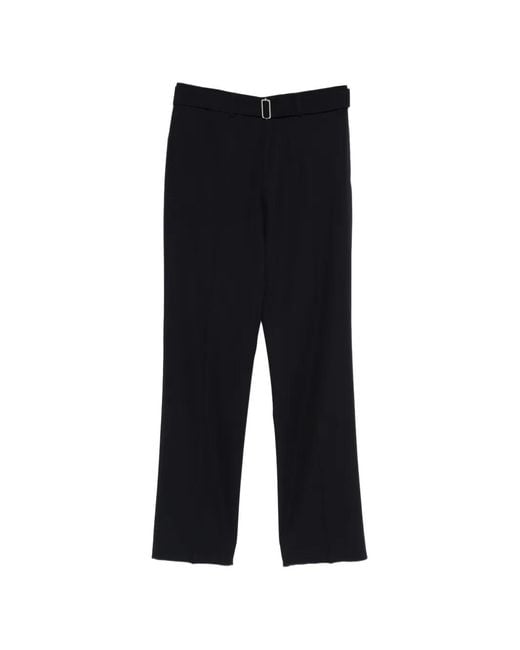 Lardini Black Pagazza Belted Trousers for men