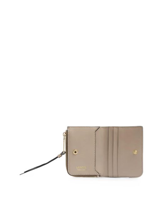 Lancel Gray Origami Mini Wallet
