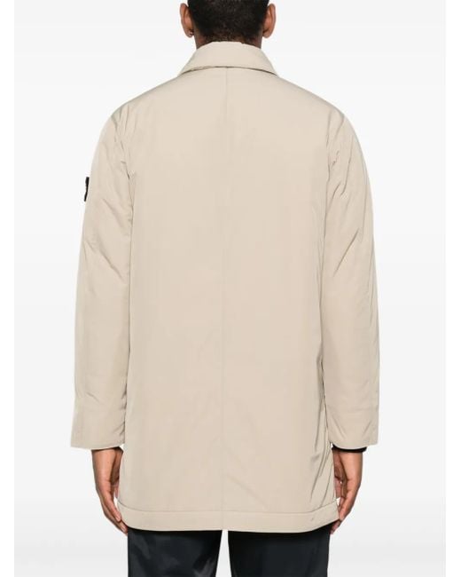 Stone Island Natural Patch-Pocket Coat for men
