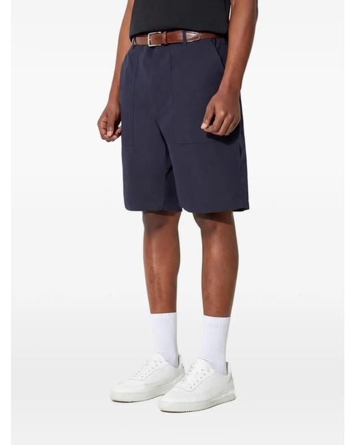 Engineered Garments Blue Patch-Pocket Shorts for men