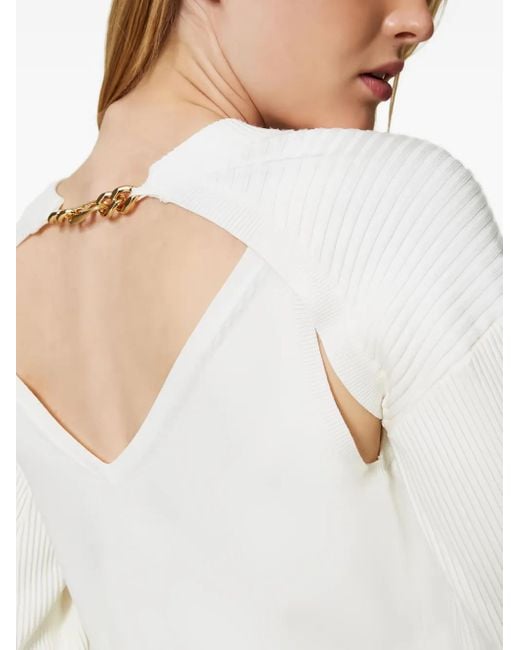 Twinset チェーントリム ブラウス White