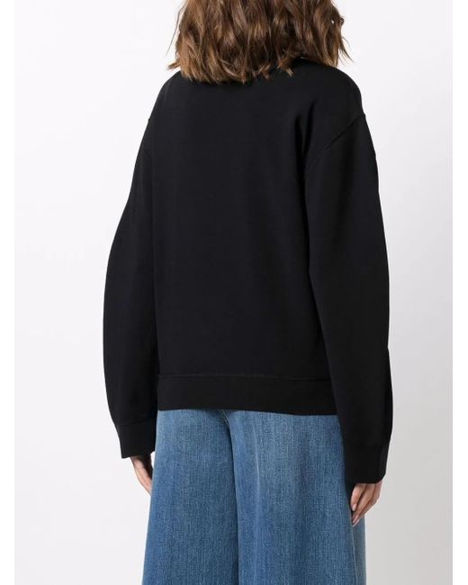 Stella McCartney Black Compact-Knit Jumper