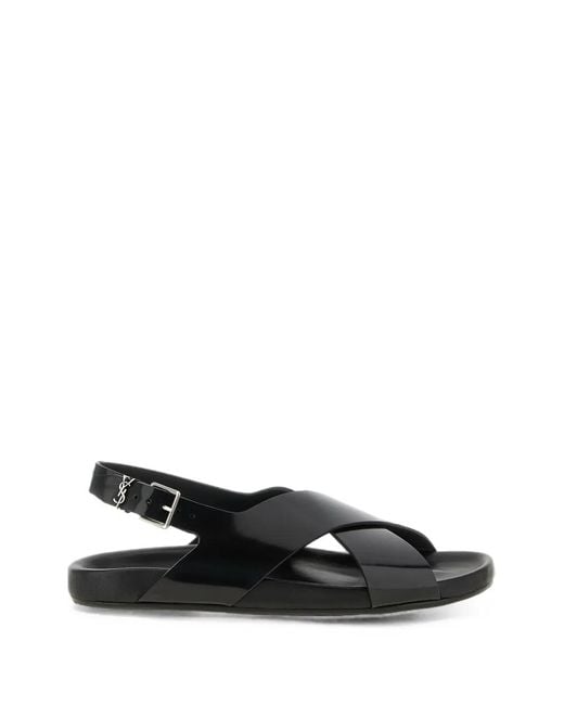 Saint Laurent Black Helios Sandals for men