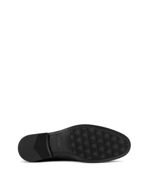 Doucal's Black Leather Lace-Up Shoes for men