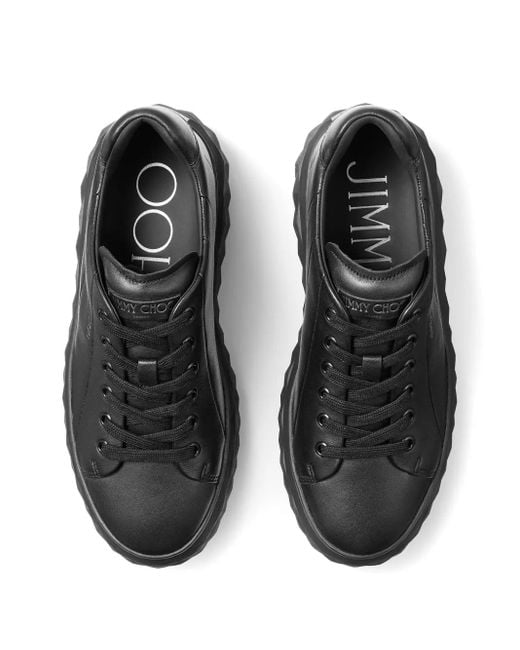 Jimmy Choo Diamond Light Maxi Sneakers in het Black