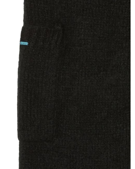 メンズ Alanui ドローストリング ニットパンツ Black