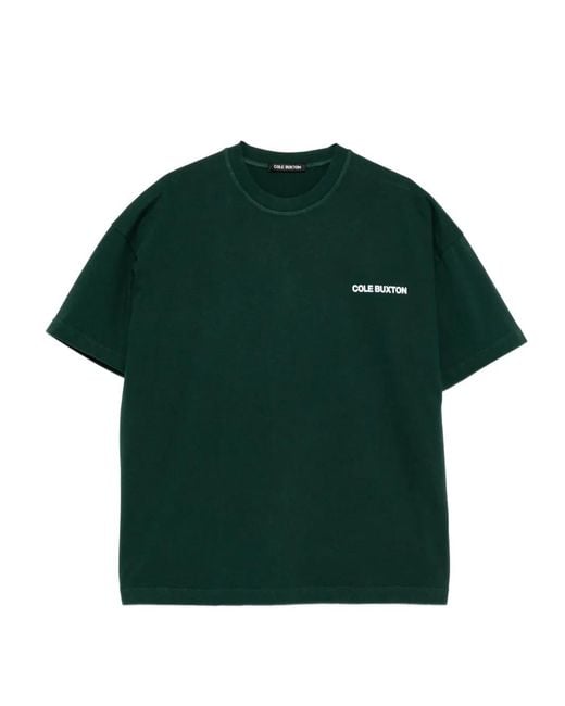 Cole Buxton Green Cb Sportswear T-Shirt for men