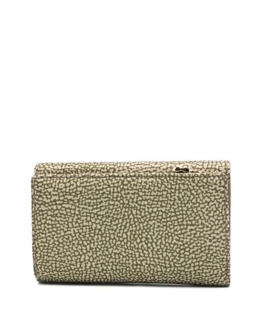 Borbonese Gray Patterned Wallet
