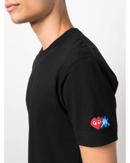 COMME DES GARÇONS PLAY Black The Artist Invader T-Shirt for men