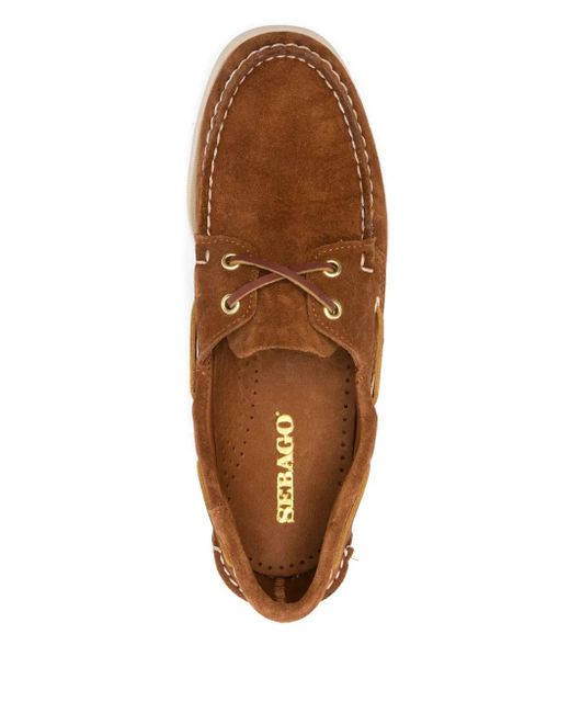 メンズ Sebago Portland Artisan デッキシューズ Brown