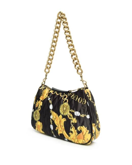 Versace Jeans Couture Chain Couture ショルダーバッグ Metallic