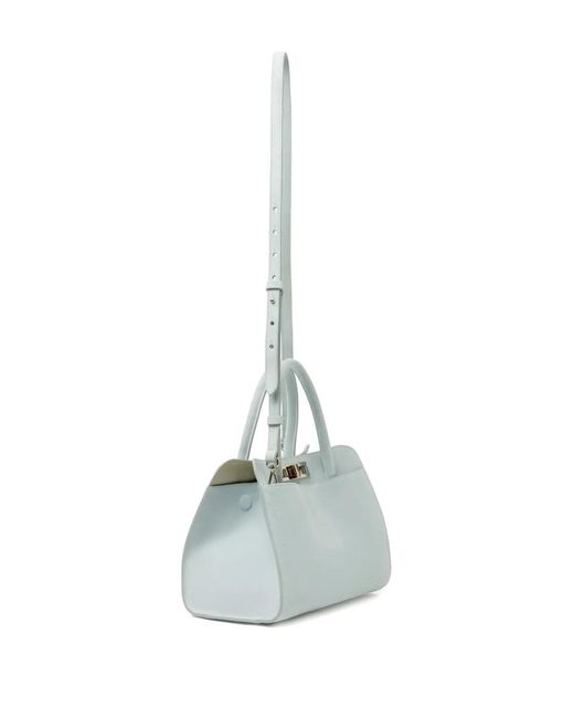 Fabiana Filippi White Rectangular-Shape Tote Bag