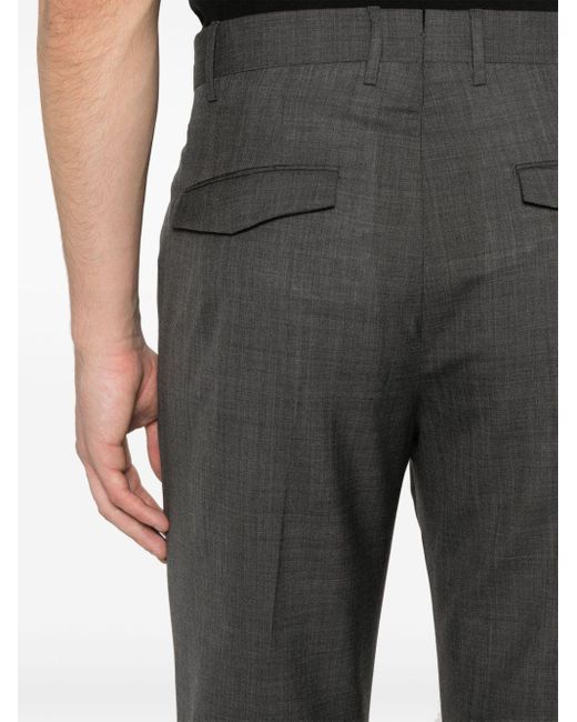 PT Torino Gray Master Slim-fit Trousers for men