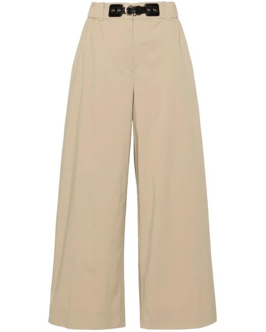 Maje Natural Wide-Leg Trousers