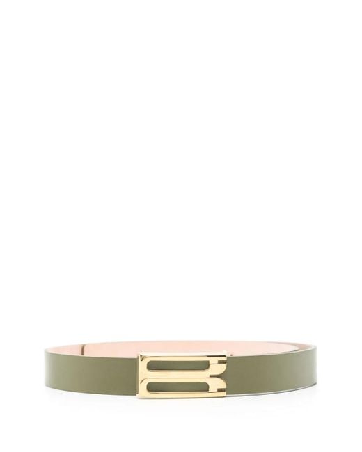 Victoria Beckham レザーベルト Green