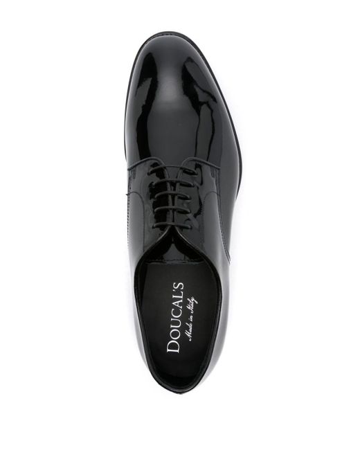 Zapatos derby con cordones Doucal's de hombre de color Black