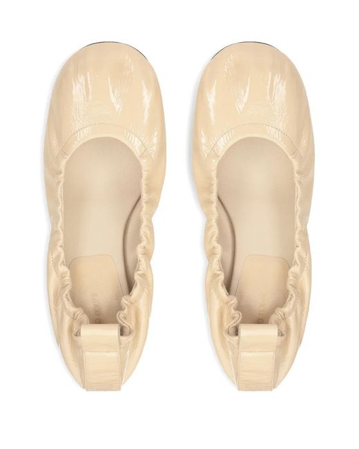 Sergio Rossi Natural 25Mm Orb Leather Pumps
