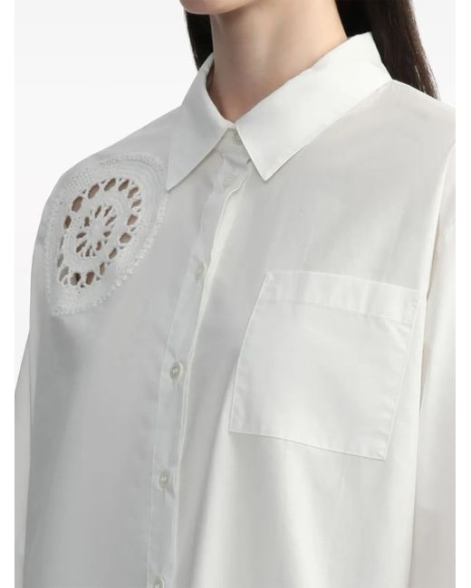 Chemise Joy En Coton Sea en coloris White